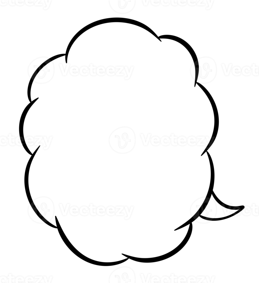 Cartoon Comic cloud. png