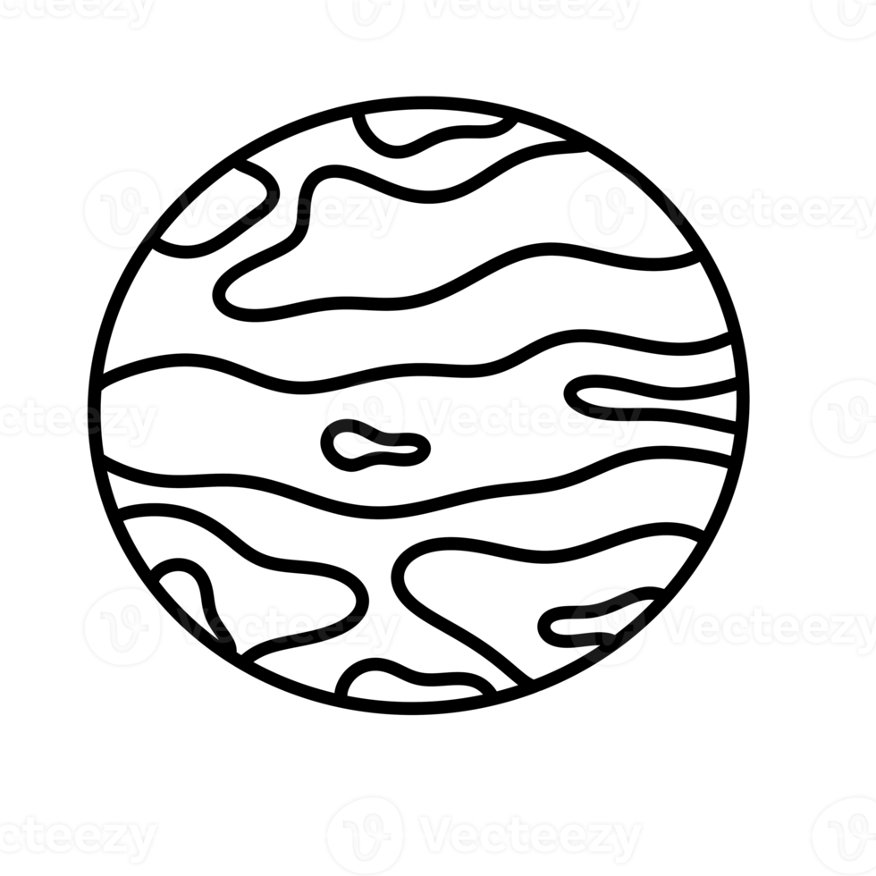 icono de línea de júpiter. 18803585 PNG