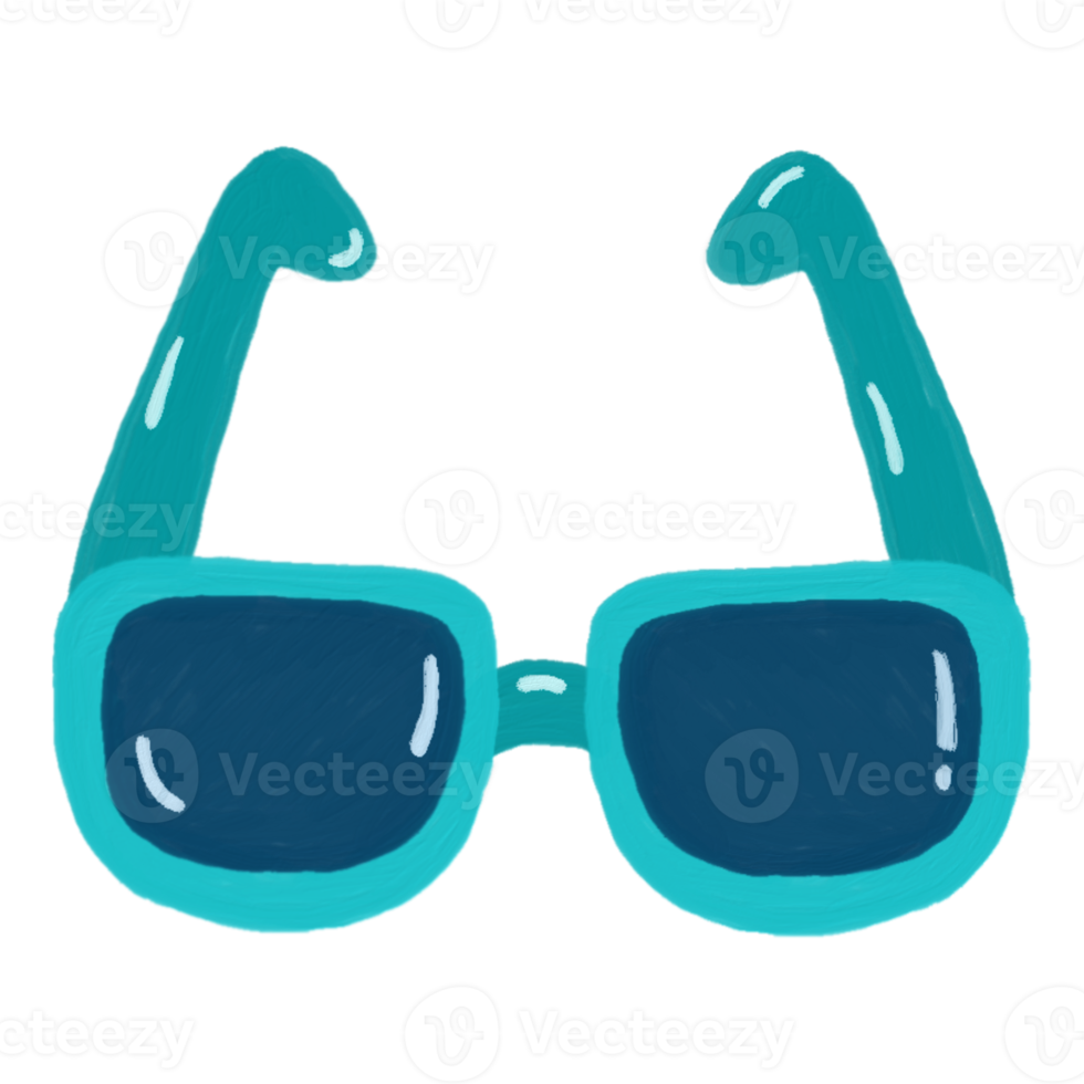 Sunglasses blue icon png