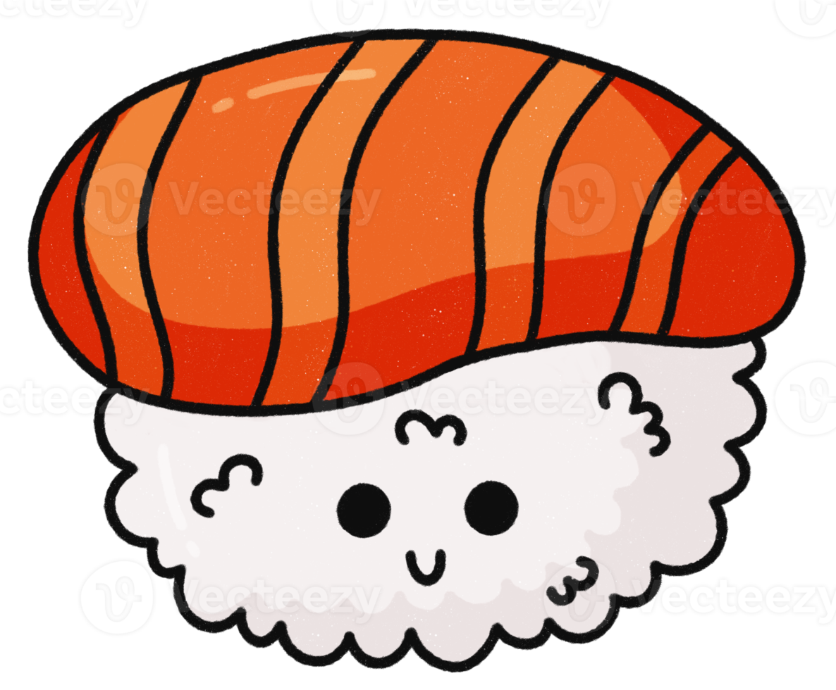 kawaii Sushi rotoli sashimi png