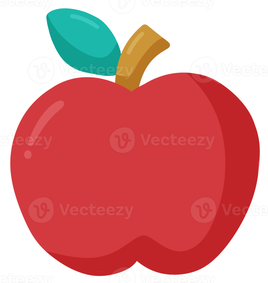 Red apple Cartoon icon png