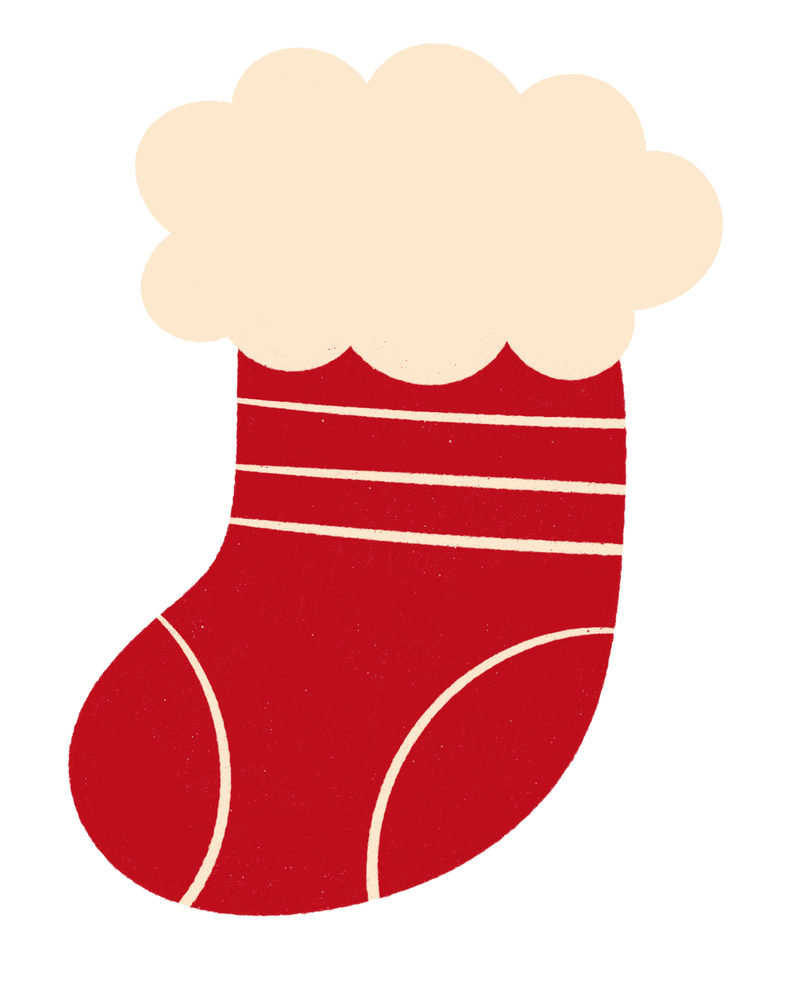 Christmas sock icon. 18803757 PNG