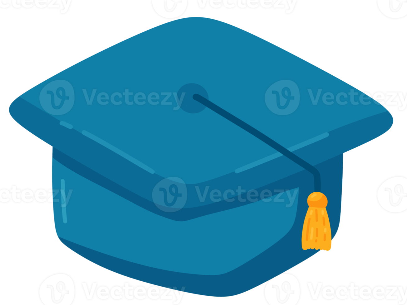 Graduate cap cartoon icon png