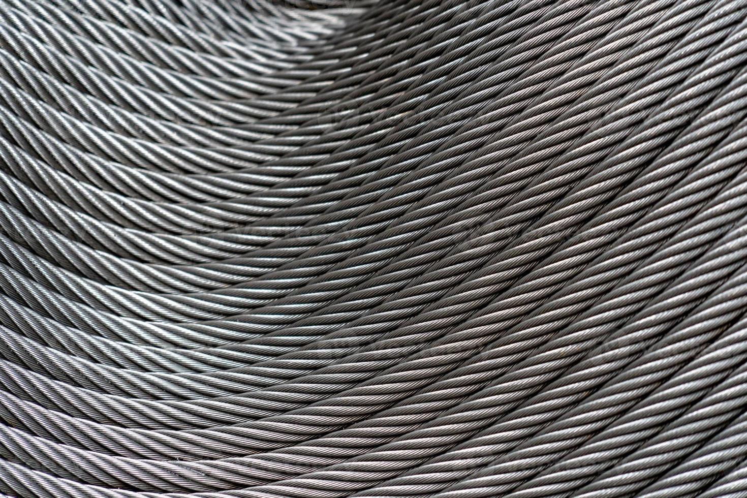 steel cables background close up photo