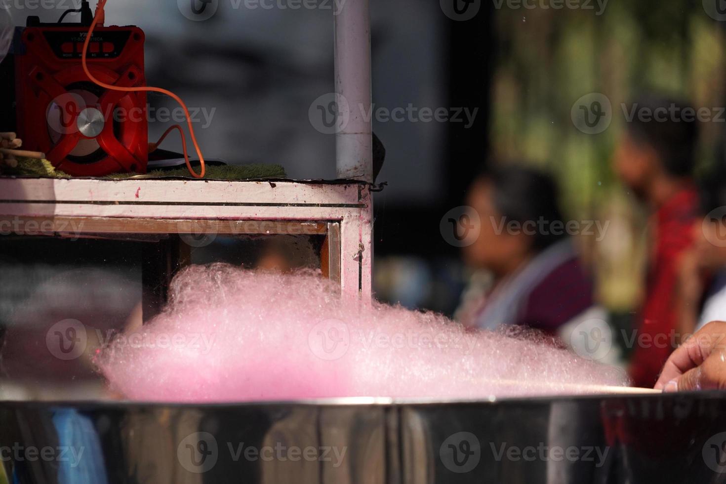 Cotton candy close up photo