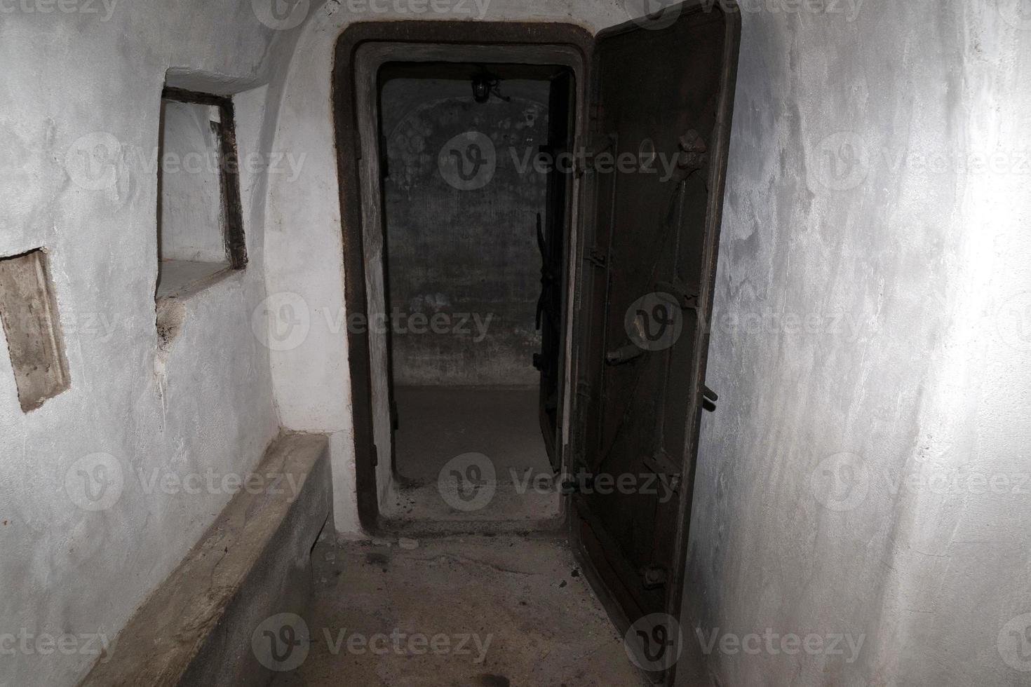 historical Bunker antigas door in rome photo