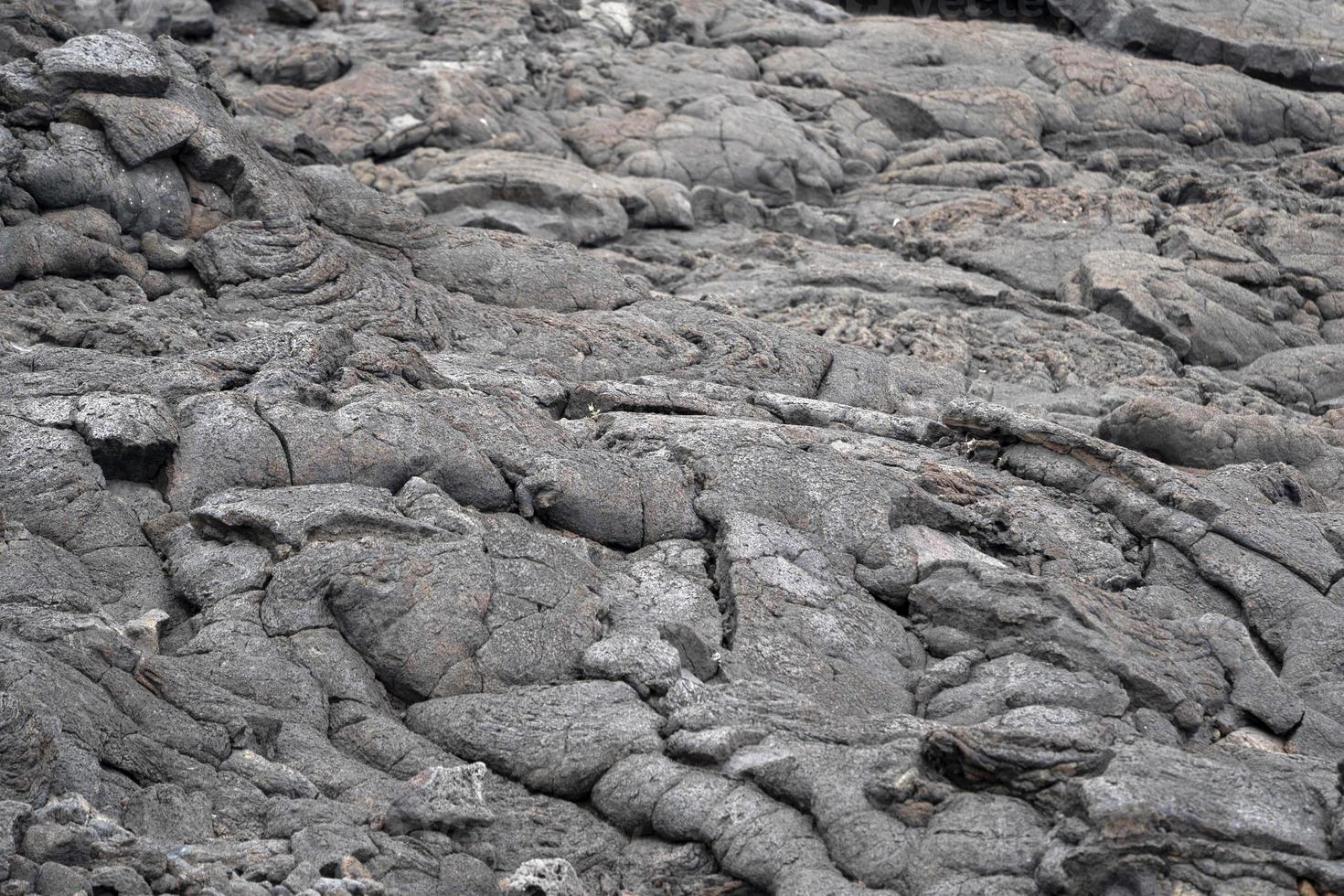 Pico island lava fields rocks photo