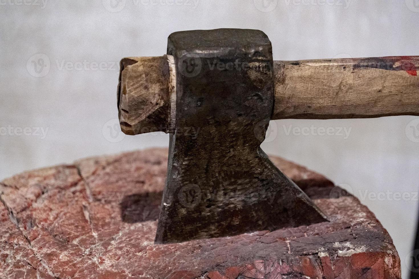medieval executioner axe photo