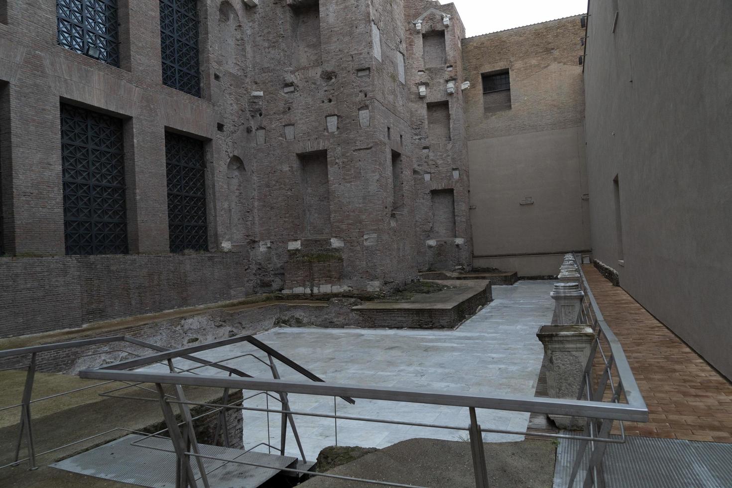 ROME, ITALY. NOVEMBER 22 2019 - Bath of Diocletian in Rome photo