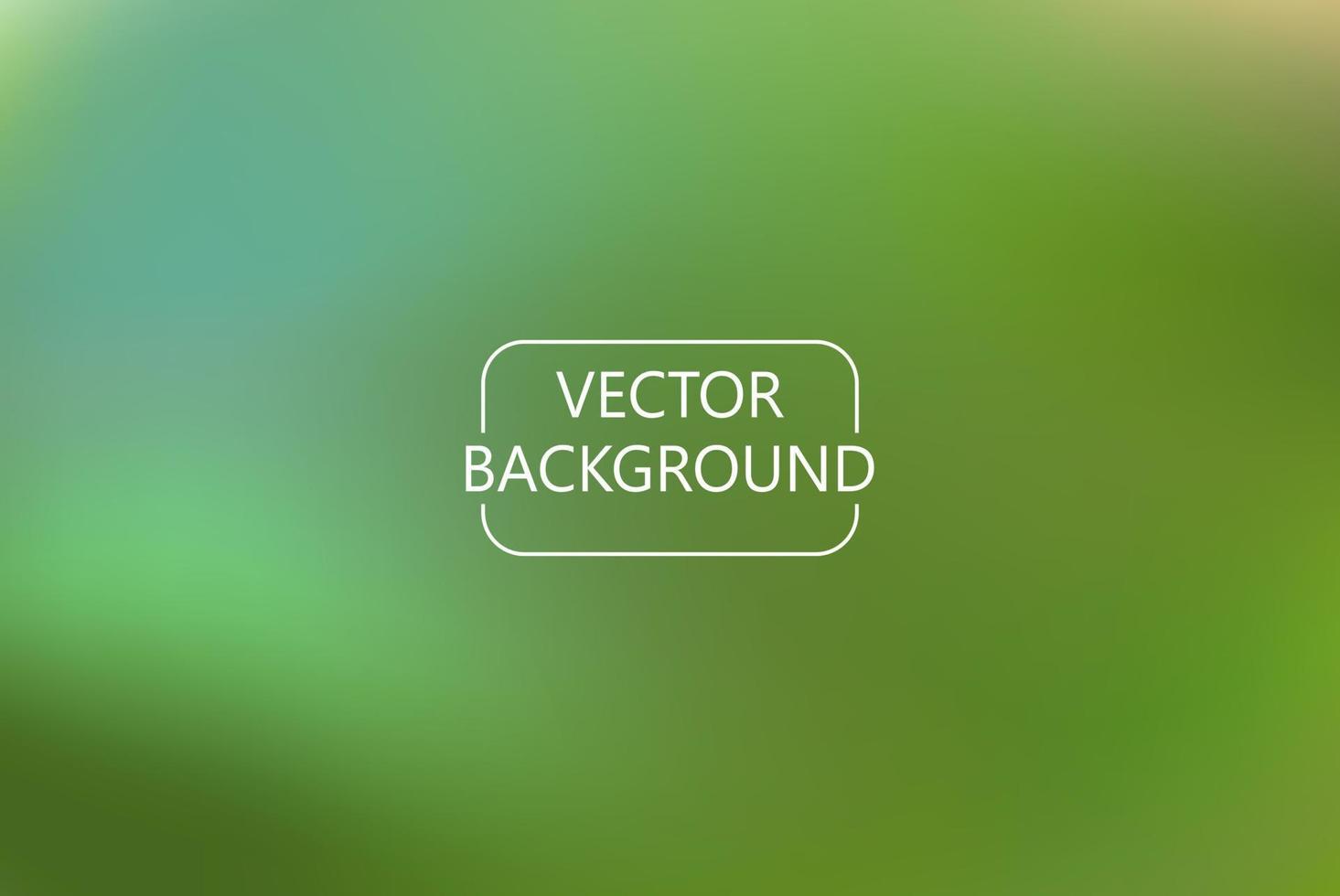 Natural green blurred gradient background vector illustration