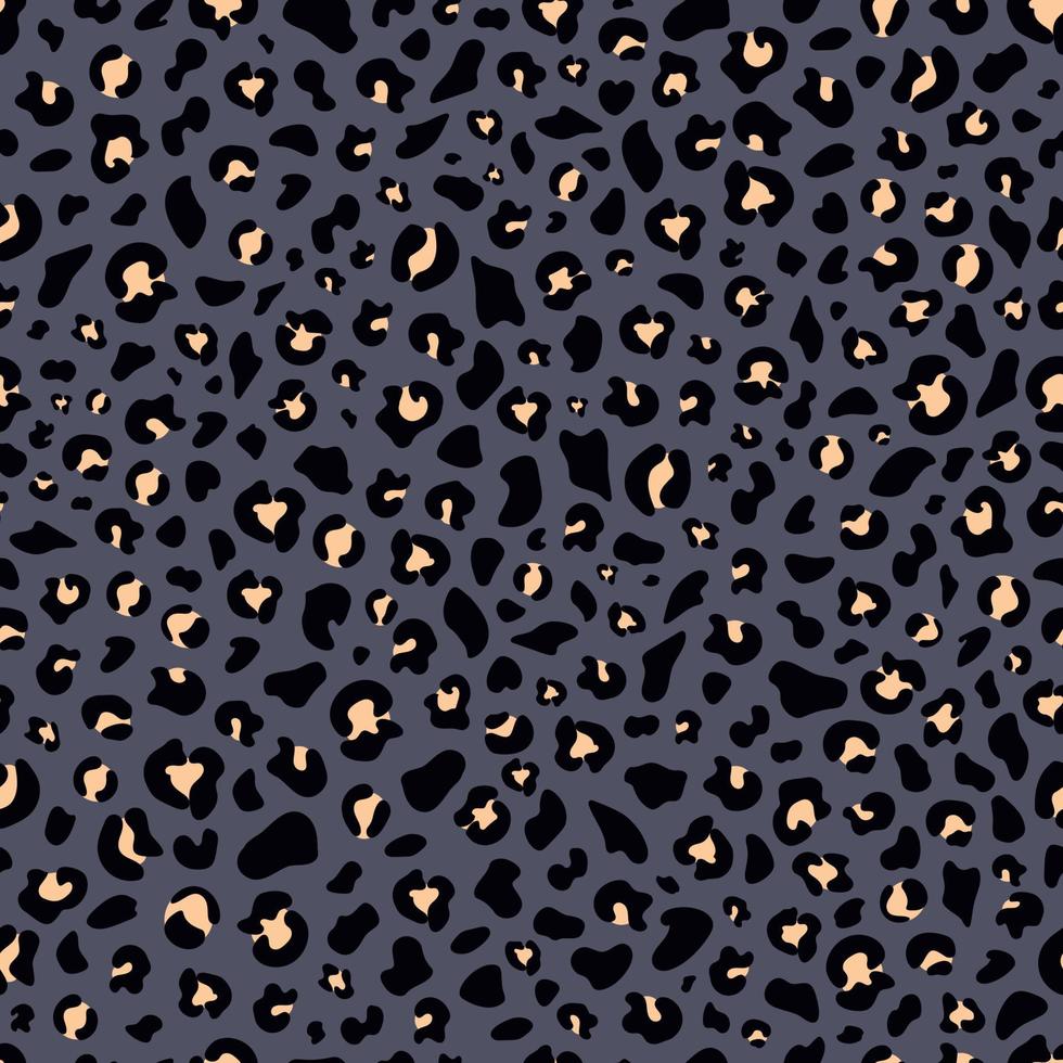 Abstract modern leopard seamless pattern. Animals trendy background. Ornament of stylized skin. Dark spots. vector