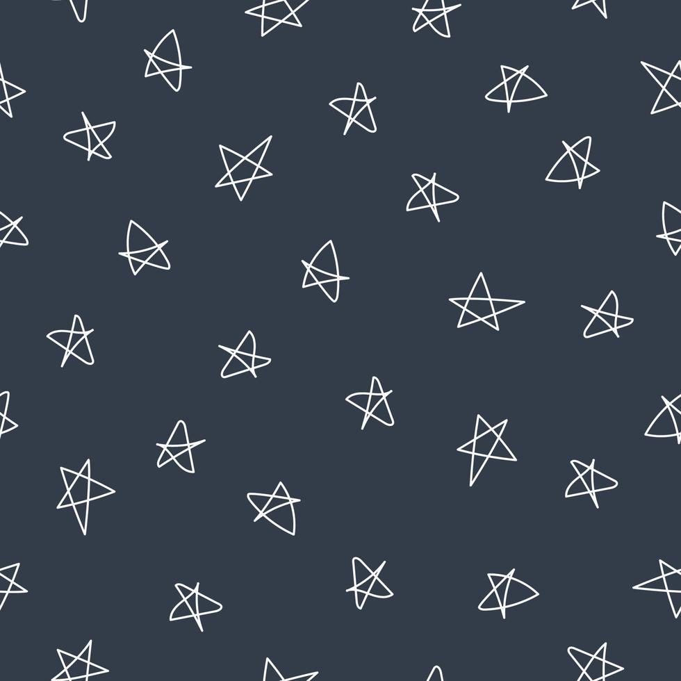 Trendy seamless dol star style, great design for any purposes. Yellow star. vector