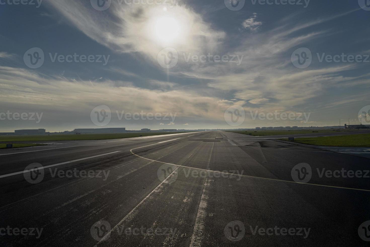 schiphol airport amsterdam take off lane photo