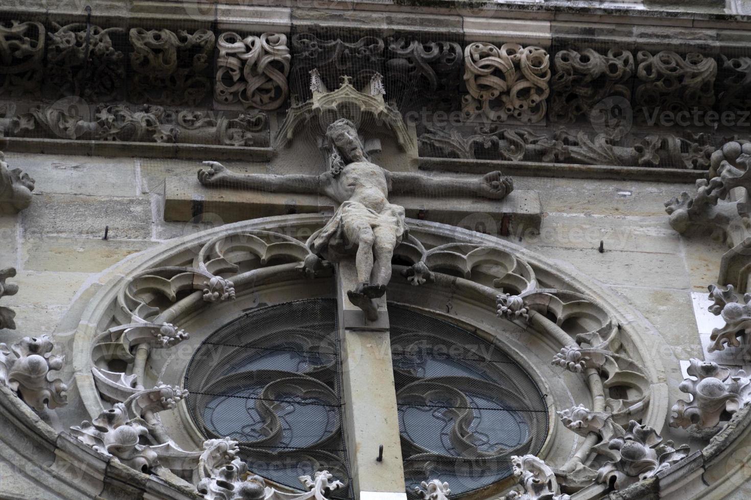 regensburg dome cathedral detail in germany unesco site photo