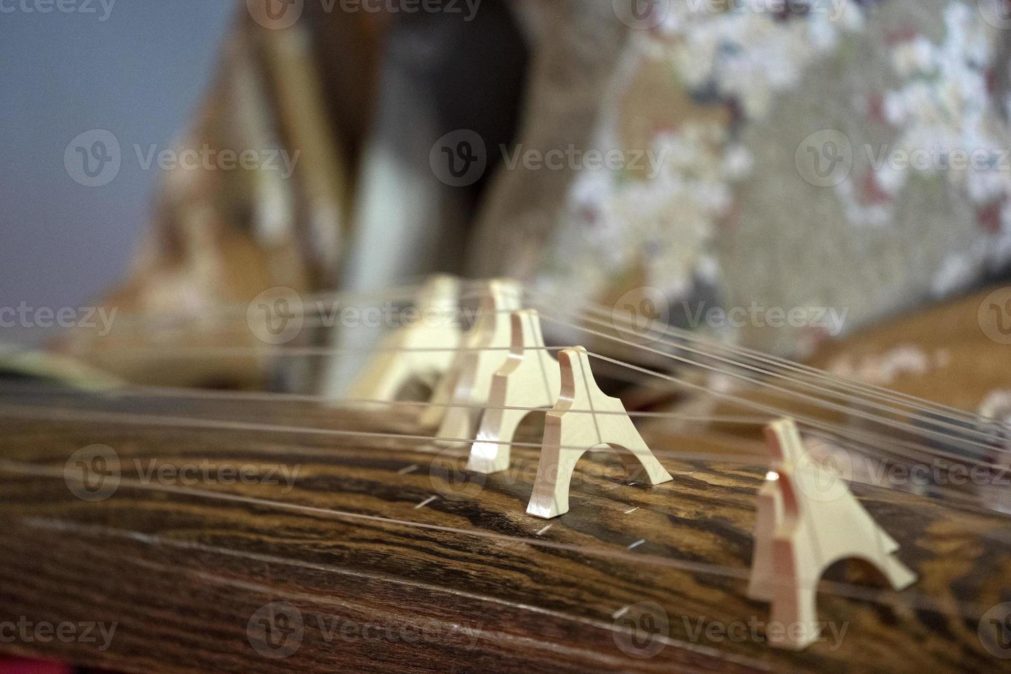 Koto japanese harp photo