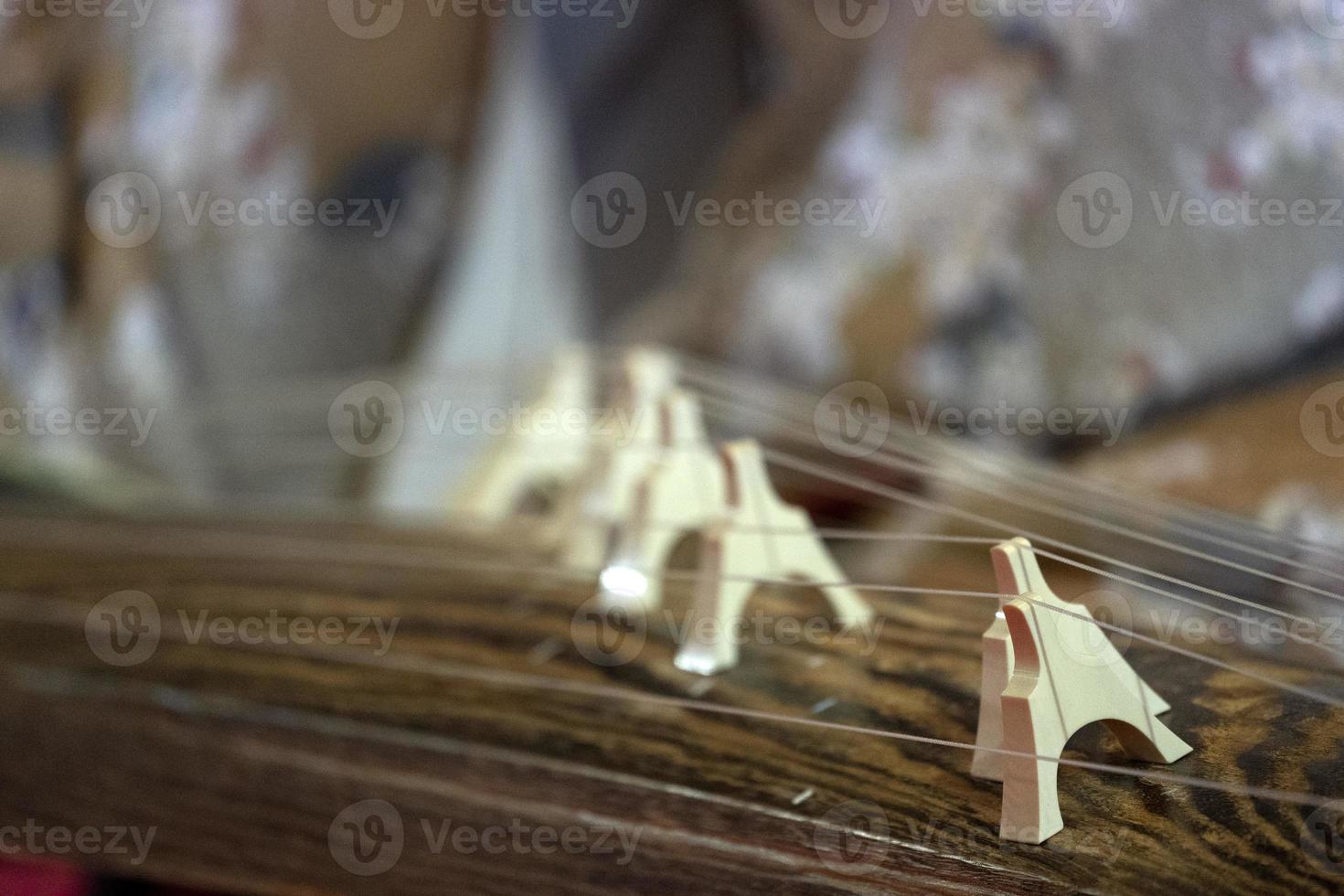 Koto japanese harp photo