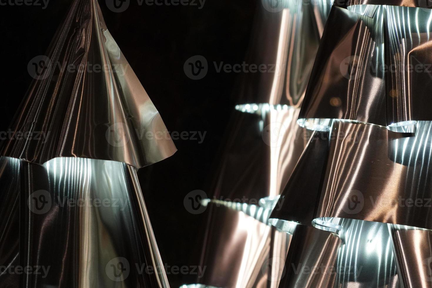 metallic tree abstract background photo