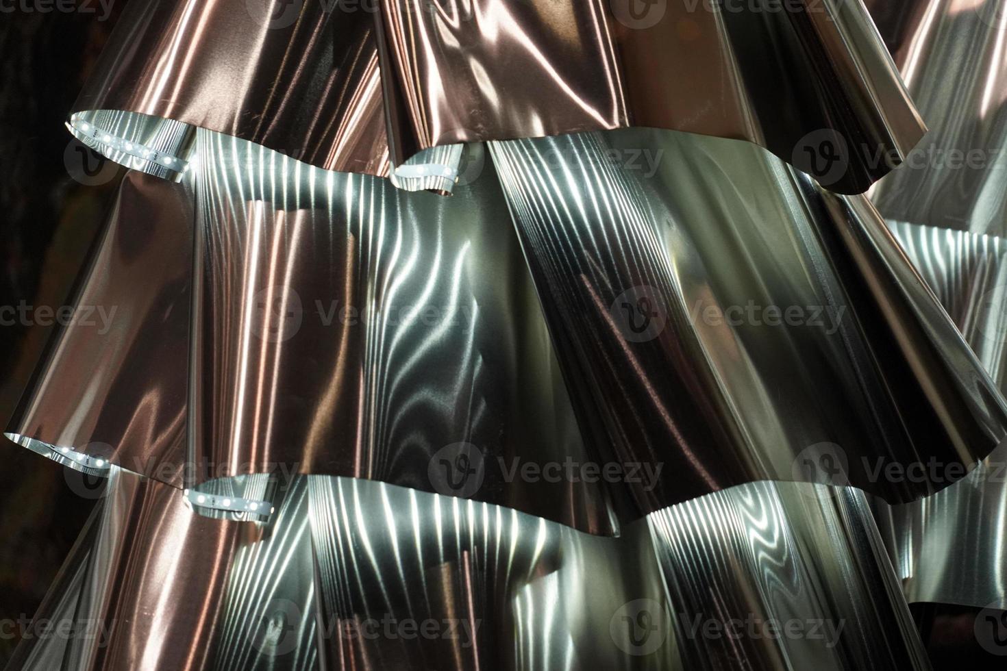 metallic tree abstract background photo