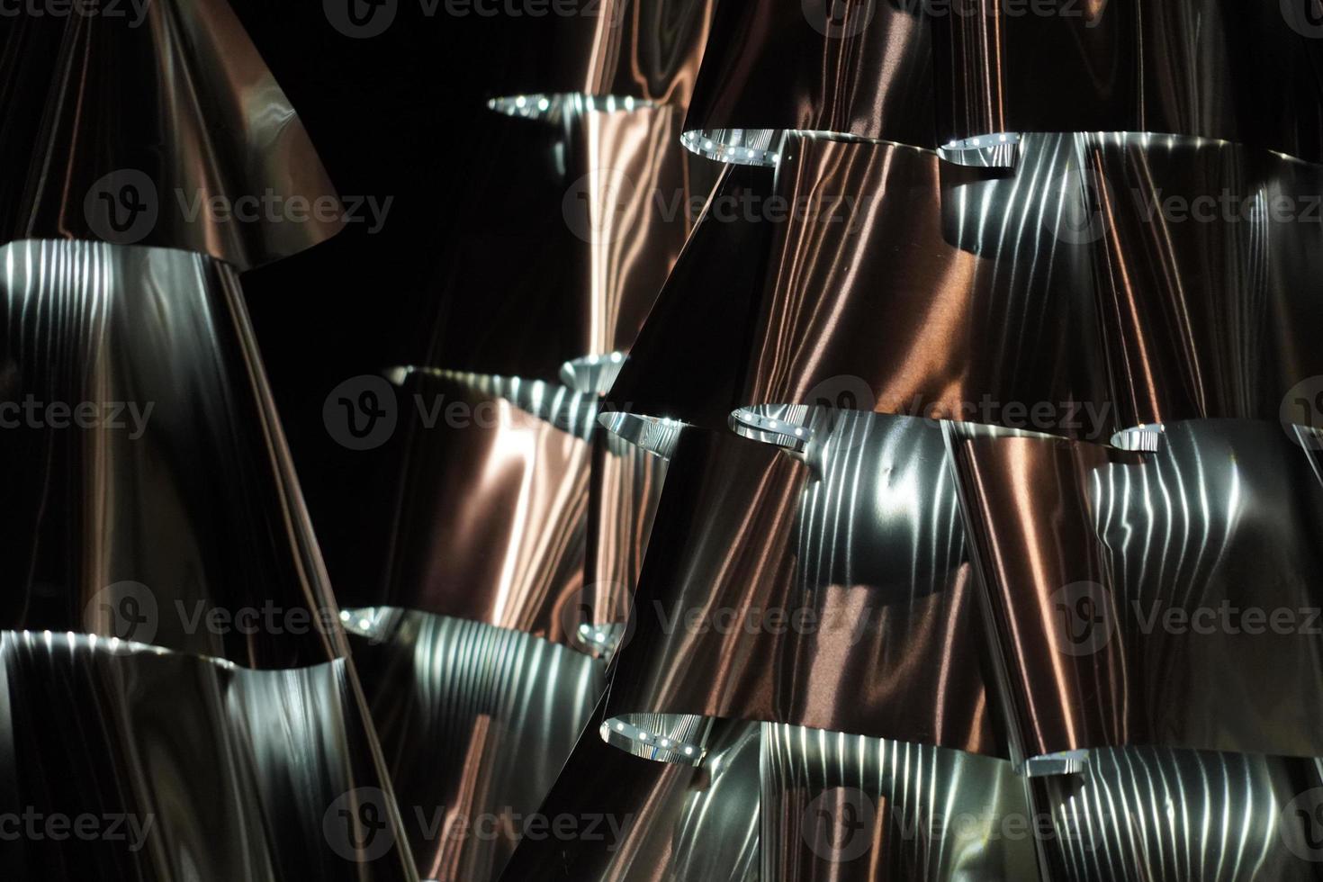 metallic tree abstract background photo