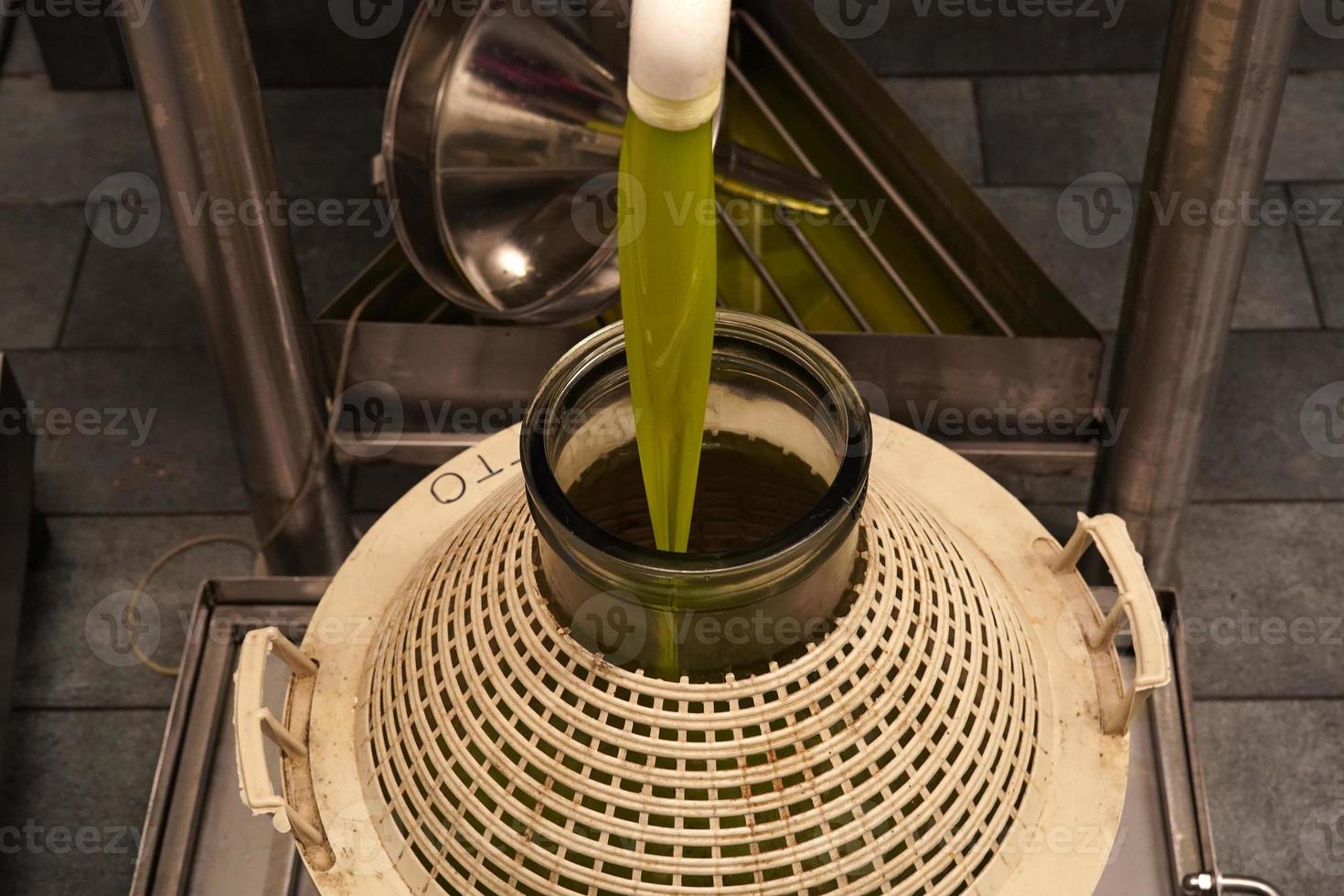 genuine olive oil mill production photo