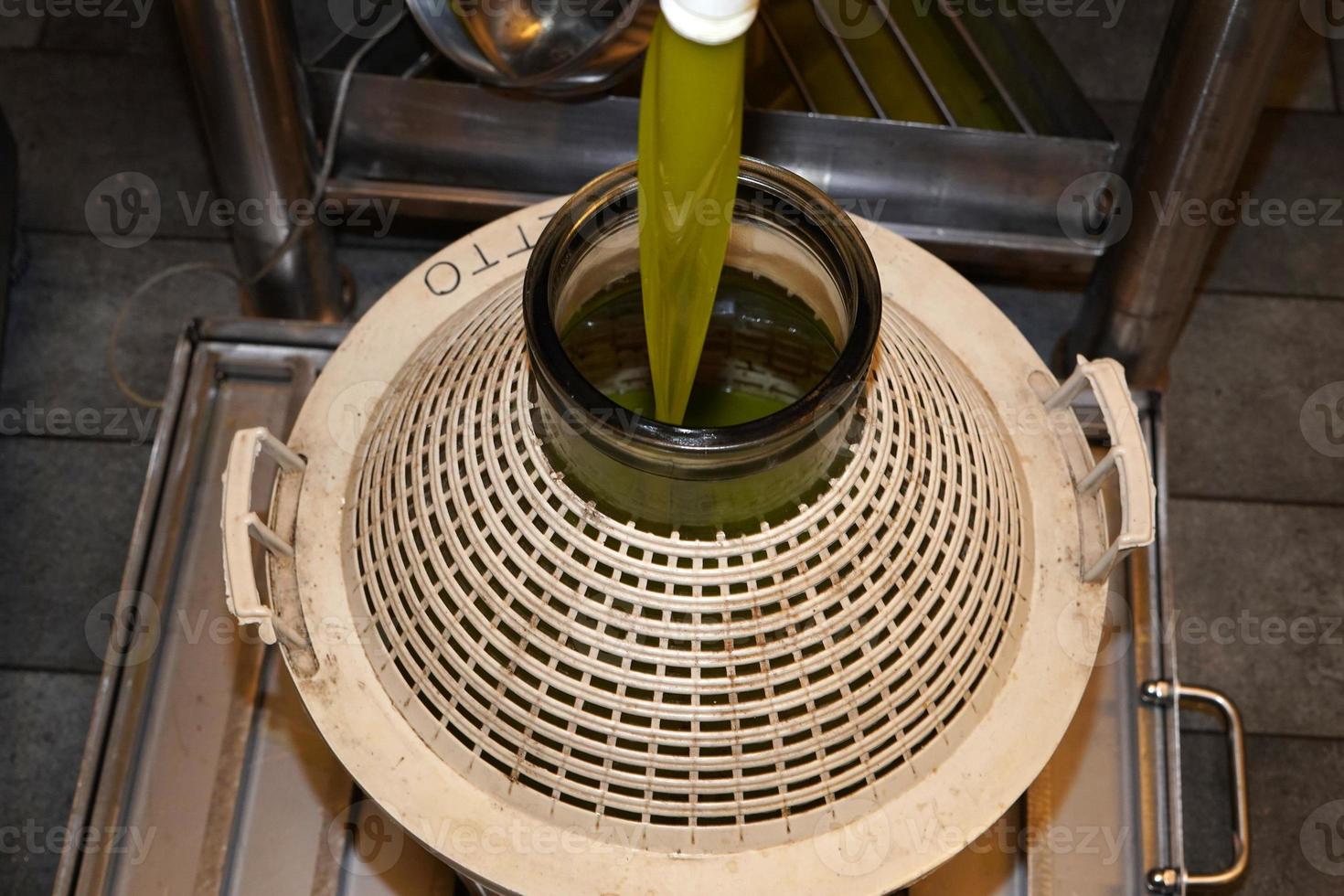 genuine olive oil mill production photo