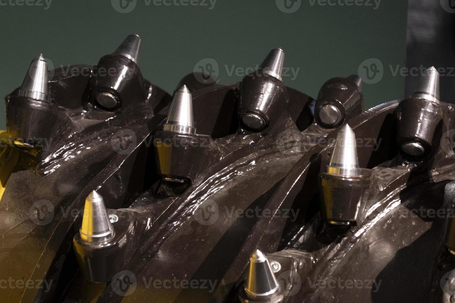 Tunnel big excavator head detail photo