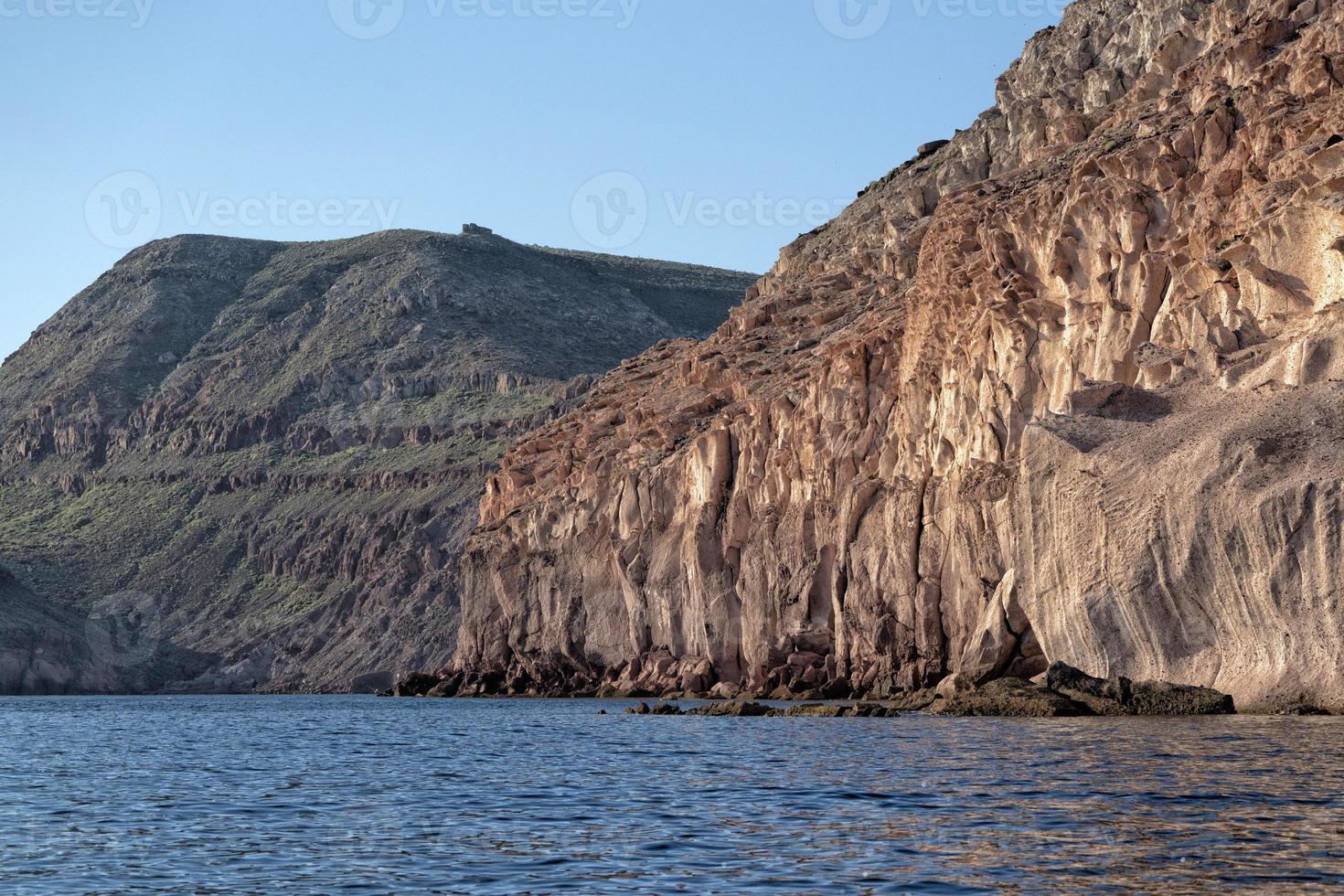 baja california sur cortez sea rocks photo