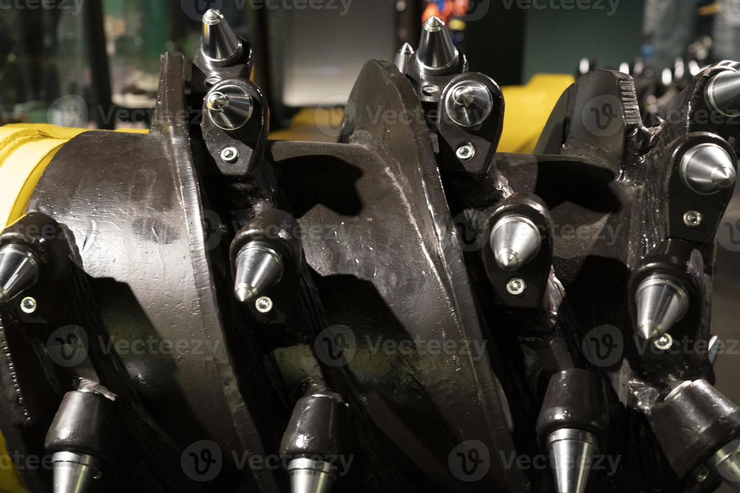 Tunnel big excavator head detail photo