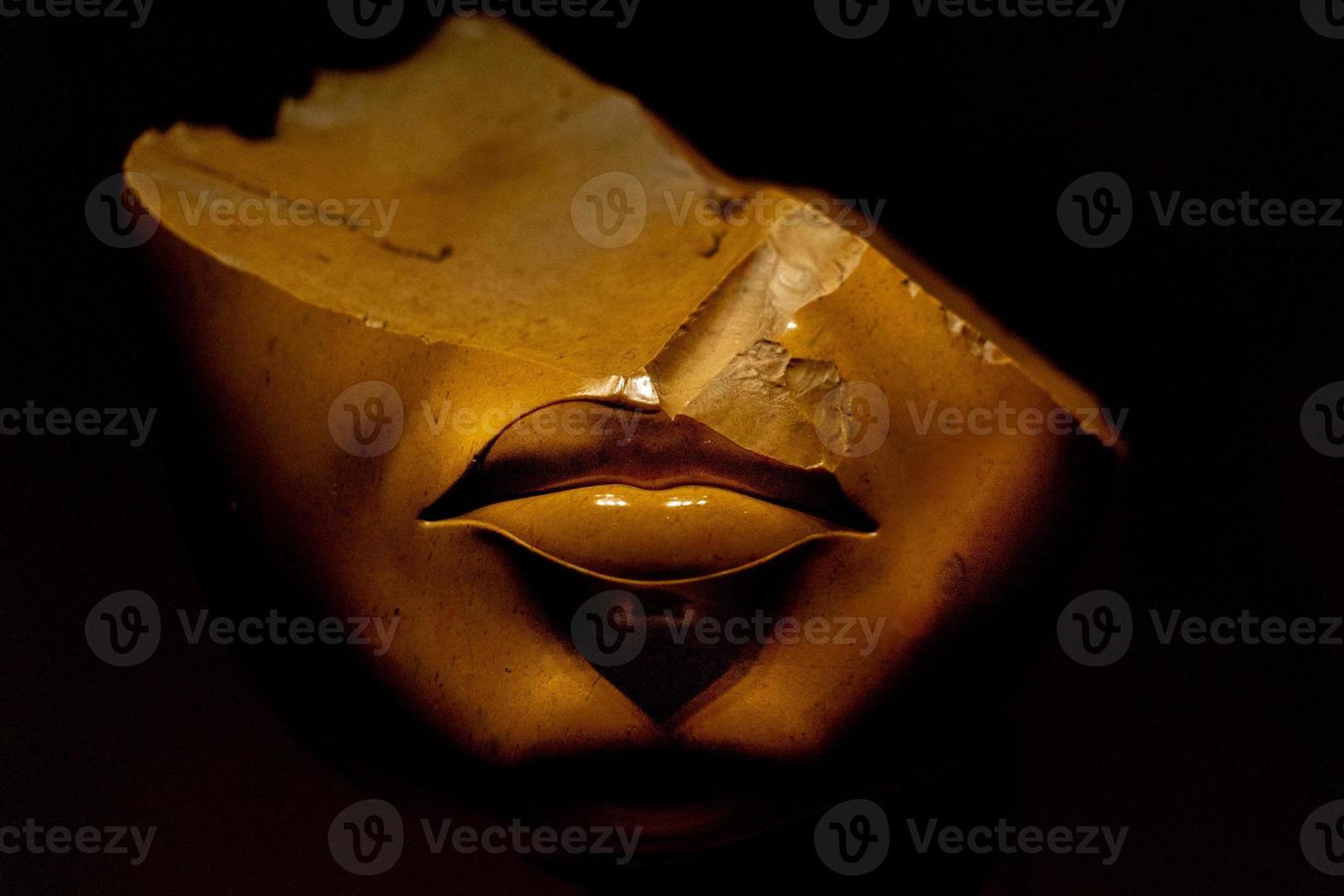 egyptian sarcophagus detail close up photo