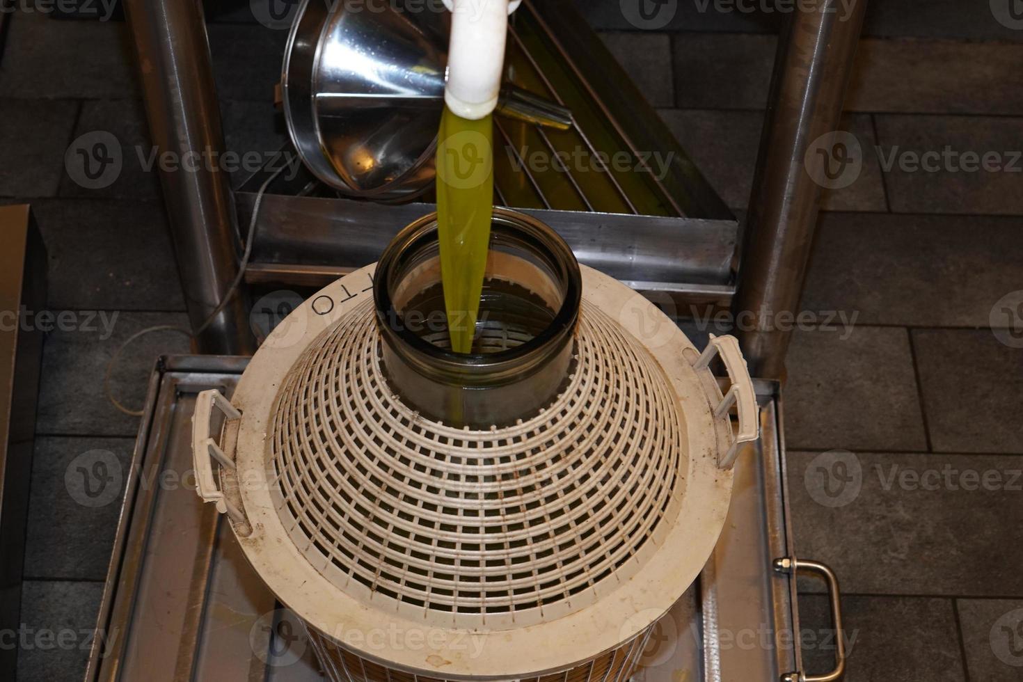 genuine olive oil mill production photo