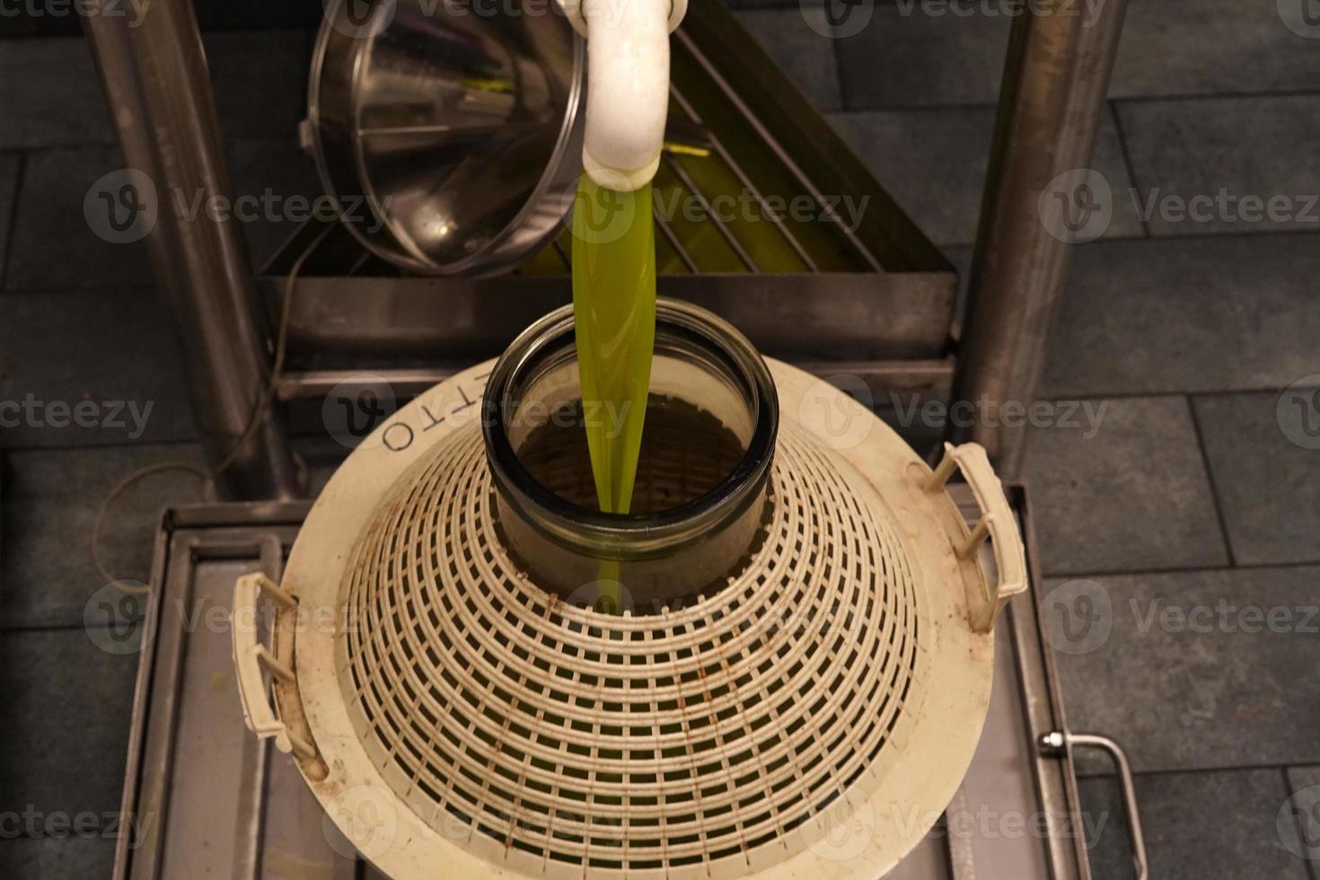 genuine olive oil mill production photo