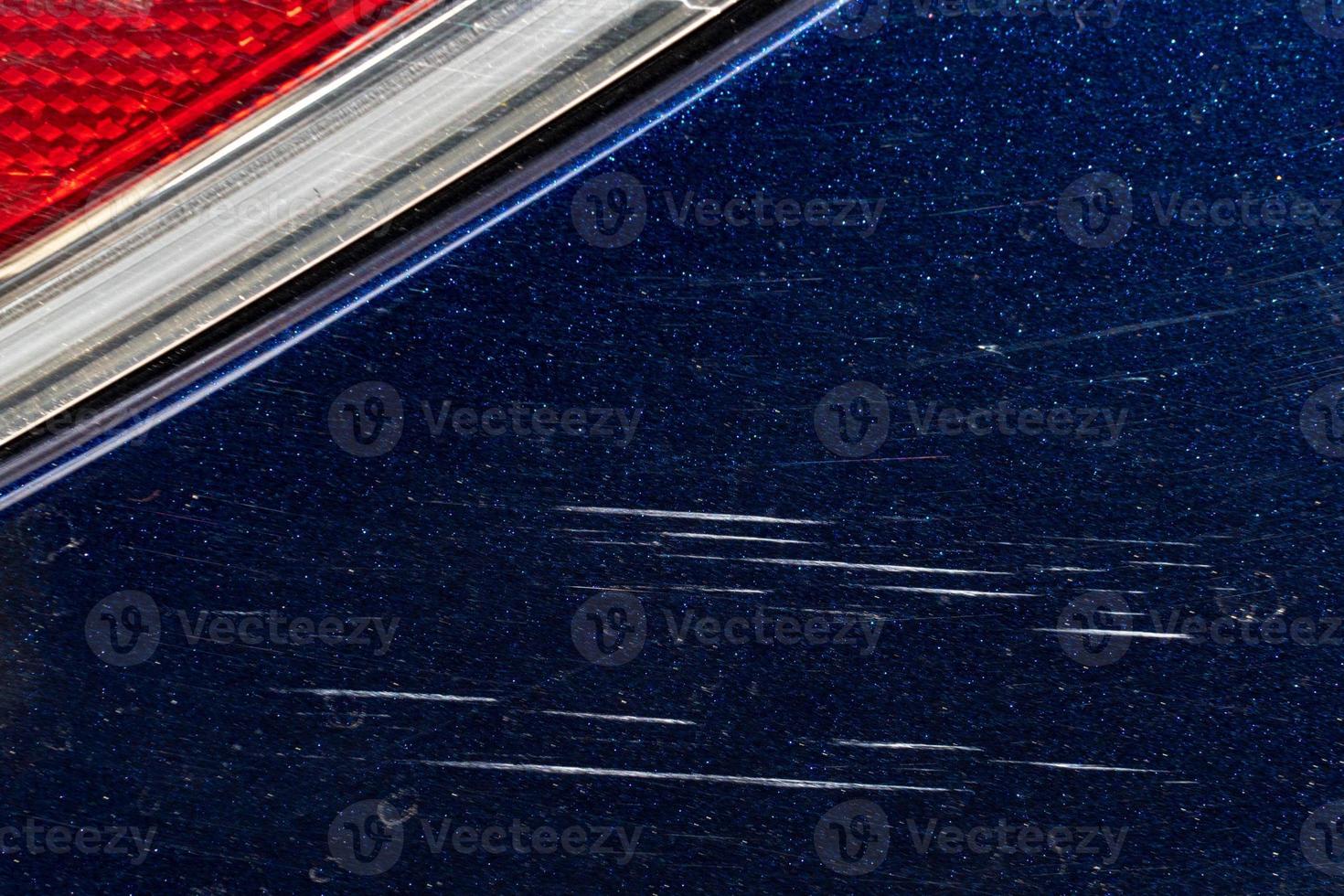 car body scratches detail photo