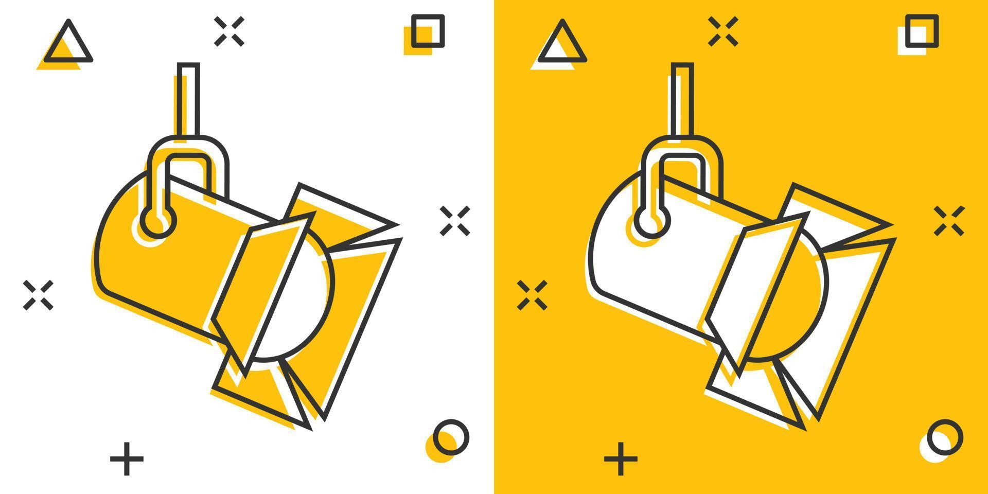 icono de foco en estilo cómico. ilustración de dibujos animados de vector de lámpara sobre fondo blanco aislado. efecto de salpicadura de concepto de negocio de linterna. 18806619 Vector en Vecteezy icono de foco en estilo cómico. ilustración de dibujos animados de vector de lámpara sobre fondo blanco aislado. efecto de salpicadura de concepto de negocio de linterna. 18806619 Vector en Vecteezy