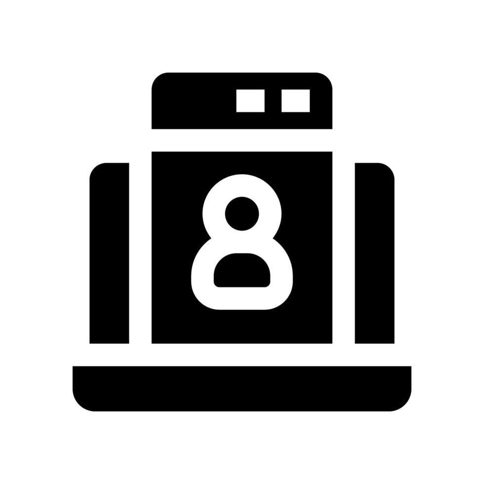 account icon for your website, mobile, presentation, and logo design. vector