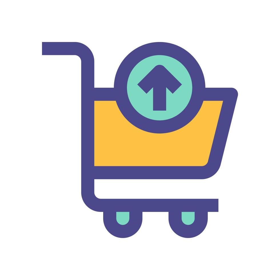 shopping cart icon for your website, mobile, presentation, and logo design. vector