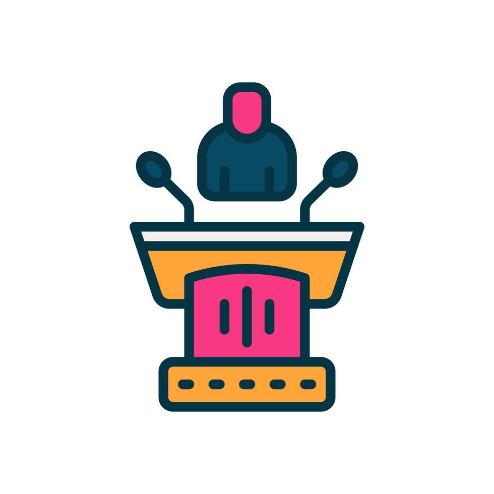 conference icon for your website, mobile, presentation, and logo design. vector