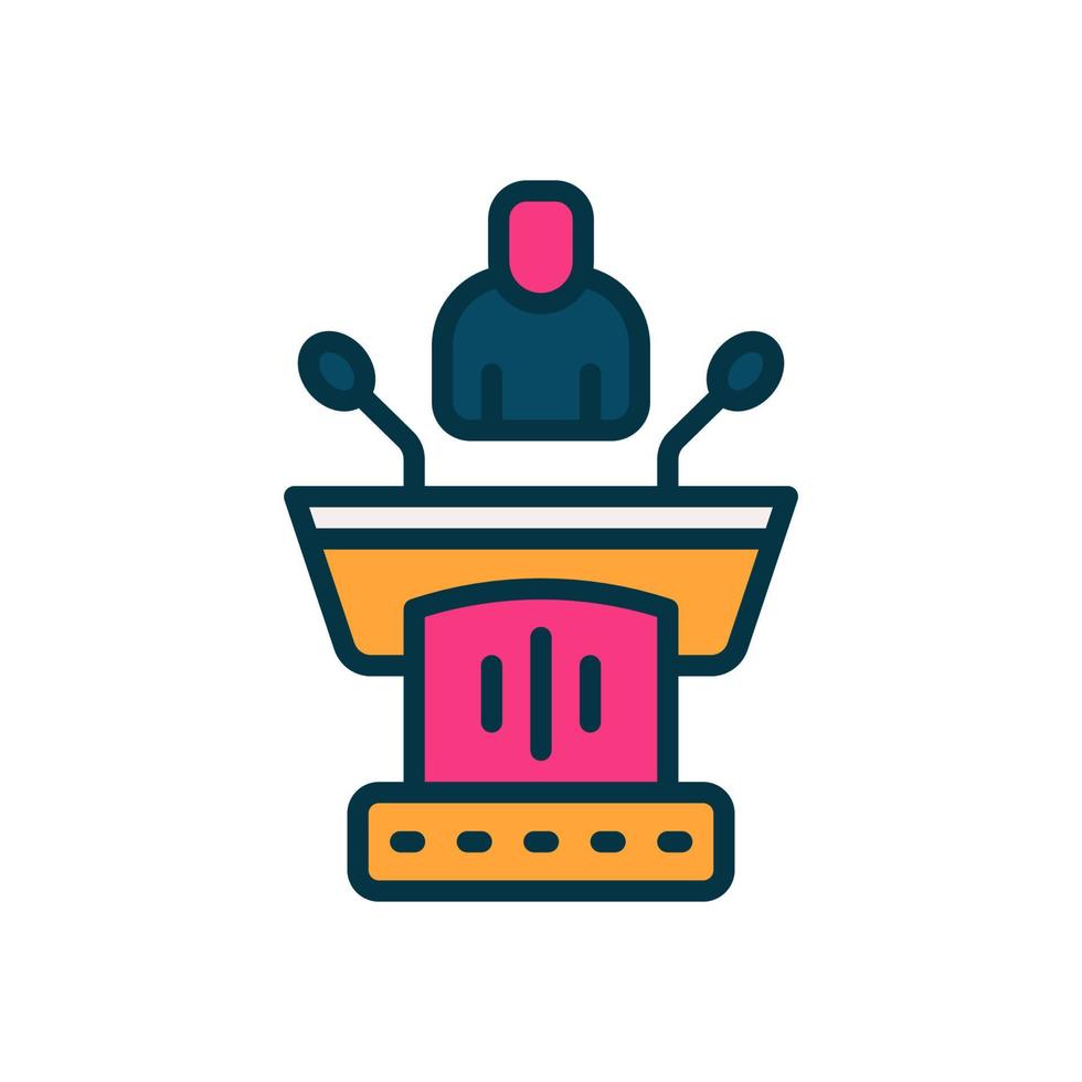 conference icon for your website, mobile, presentation, and logo design. vector