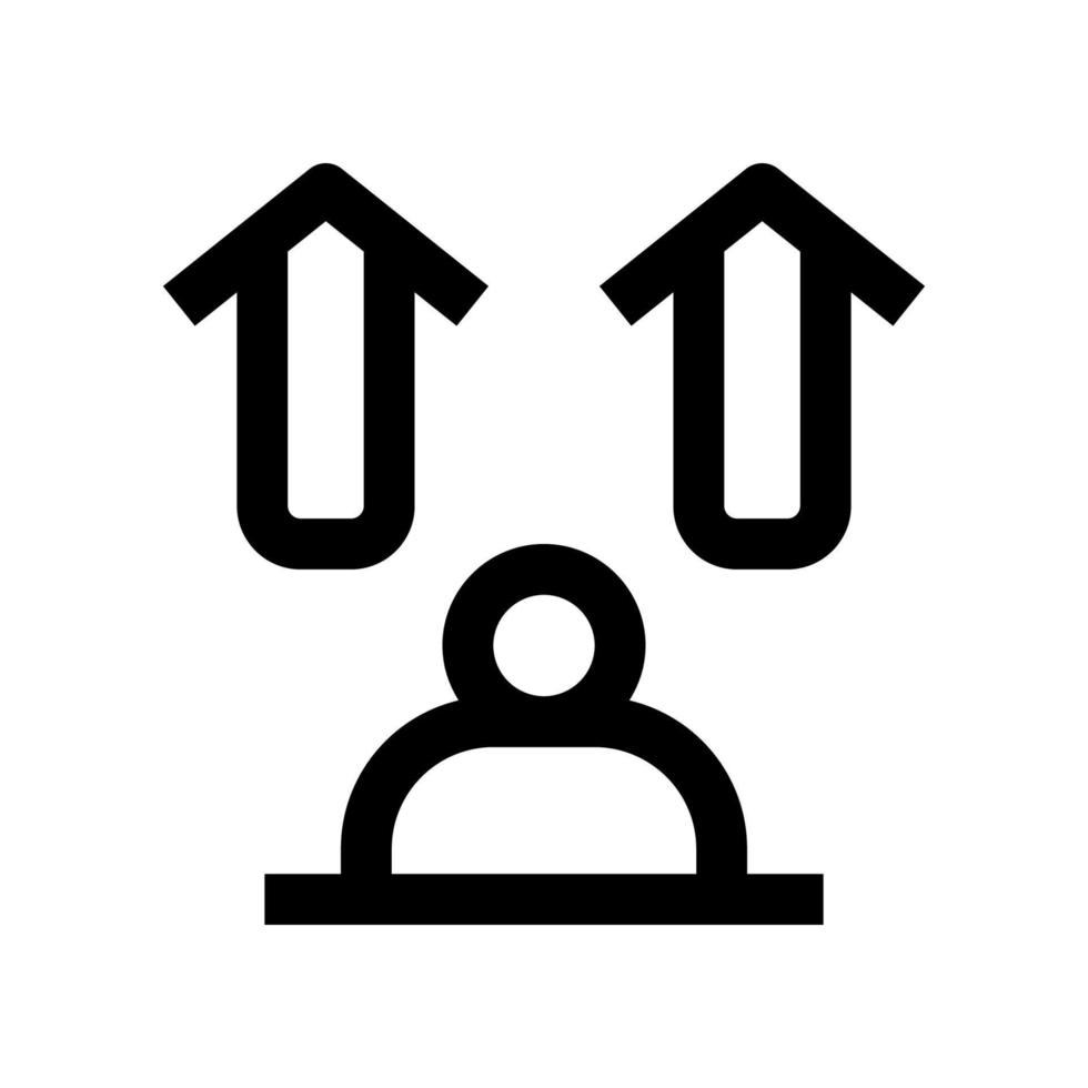 personal growth icon for your website, mobile, presentation, and logo design. vector