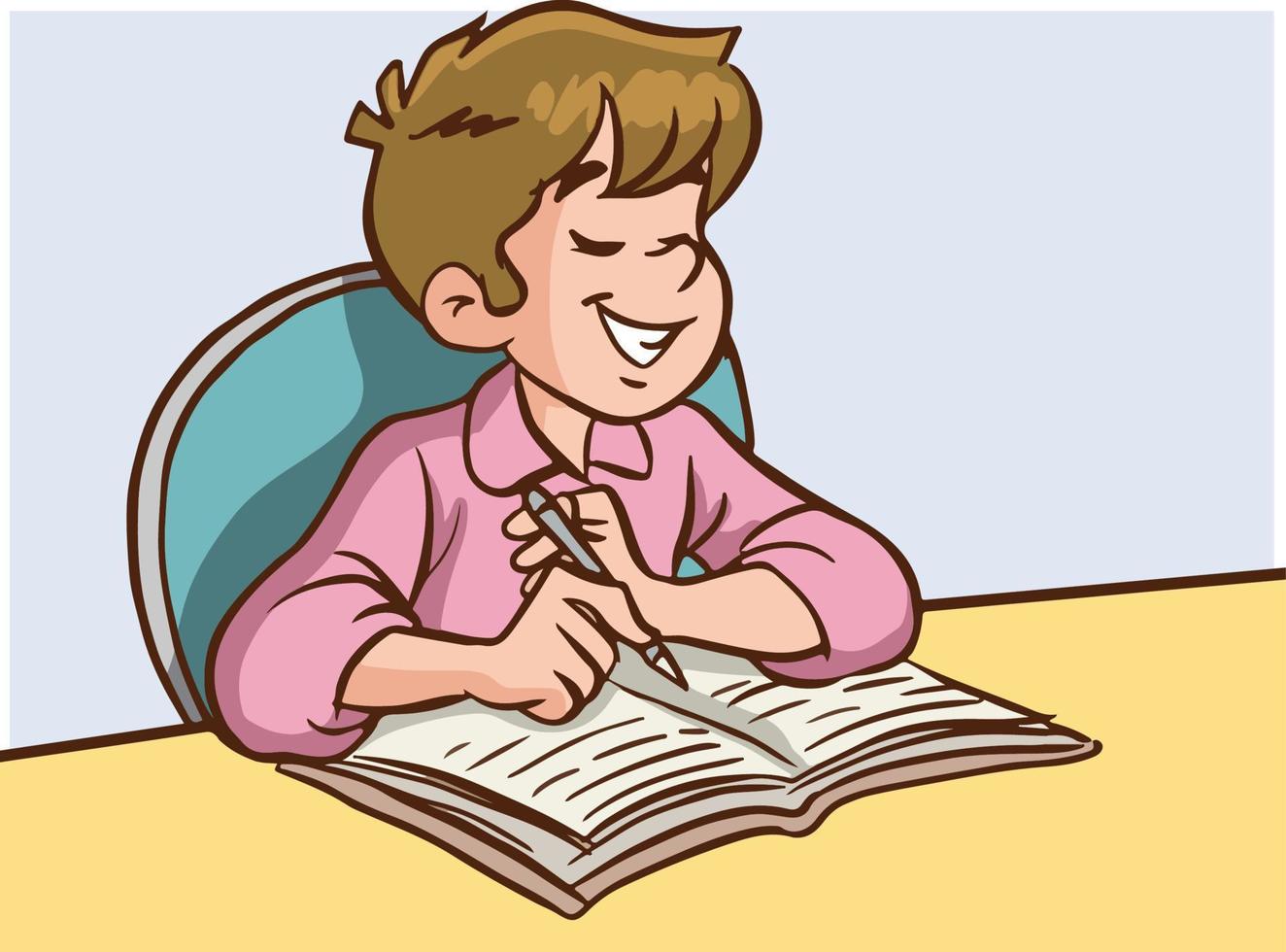 niños estudiando en el vector de dibujos animados de mesa 18807799 Vector en Vecteezy niños estudiando en el vector de dibujos animados de mesa 18807799 Vector en Vecteezy