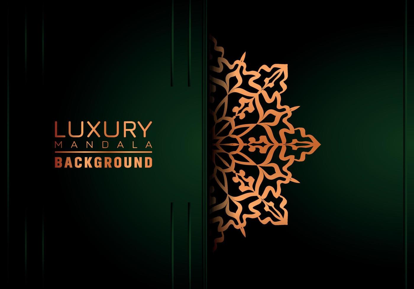 Luxury ornamental mandala background, arabesque style vector