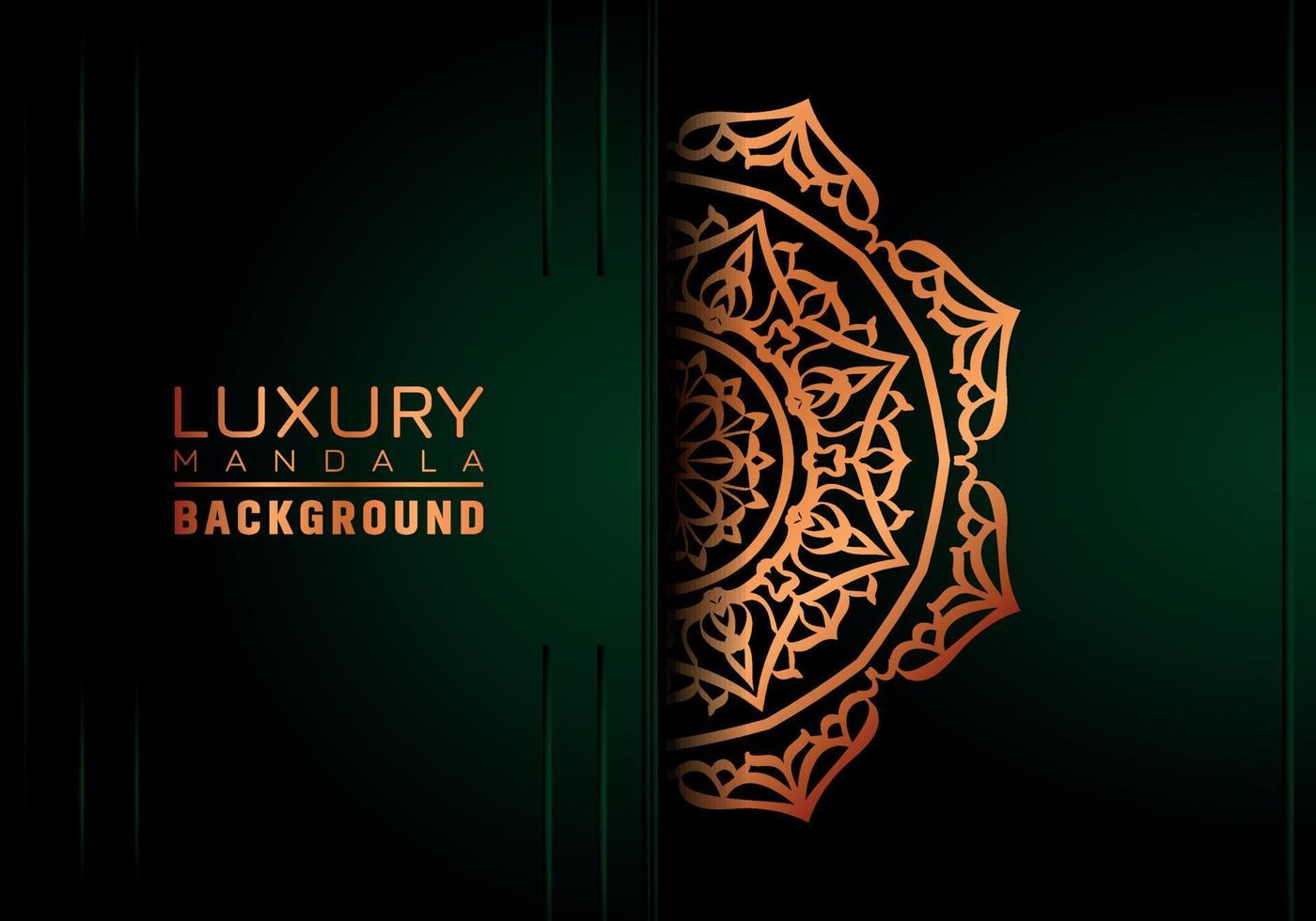 Luxury ornamental mandala background, arabesque style vector