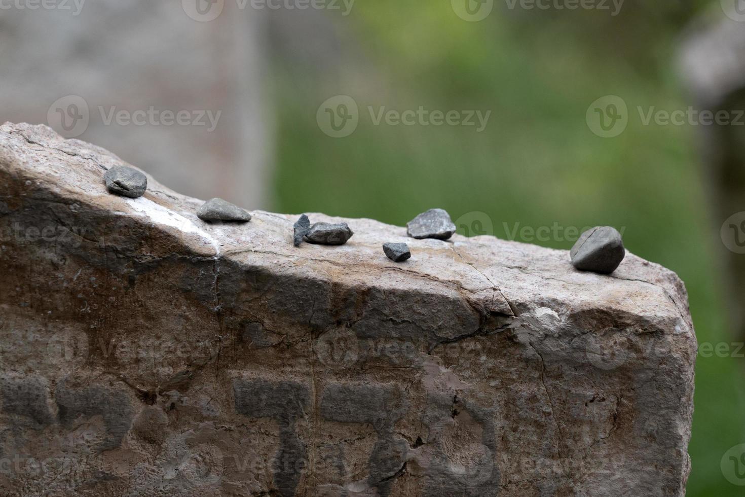 jewish old cemetery in prague photo