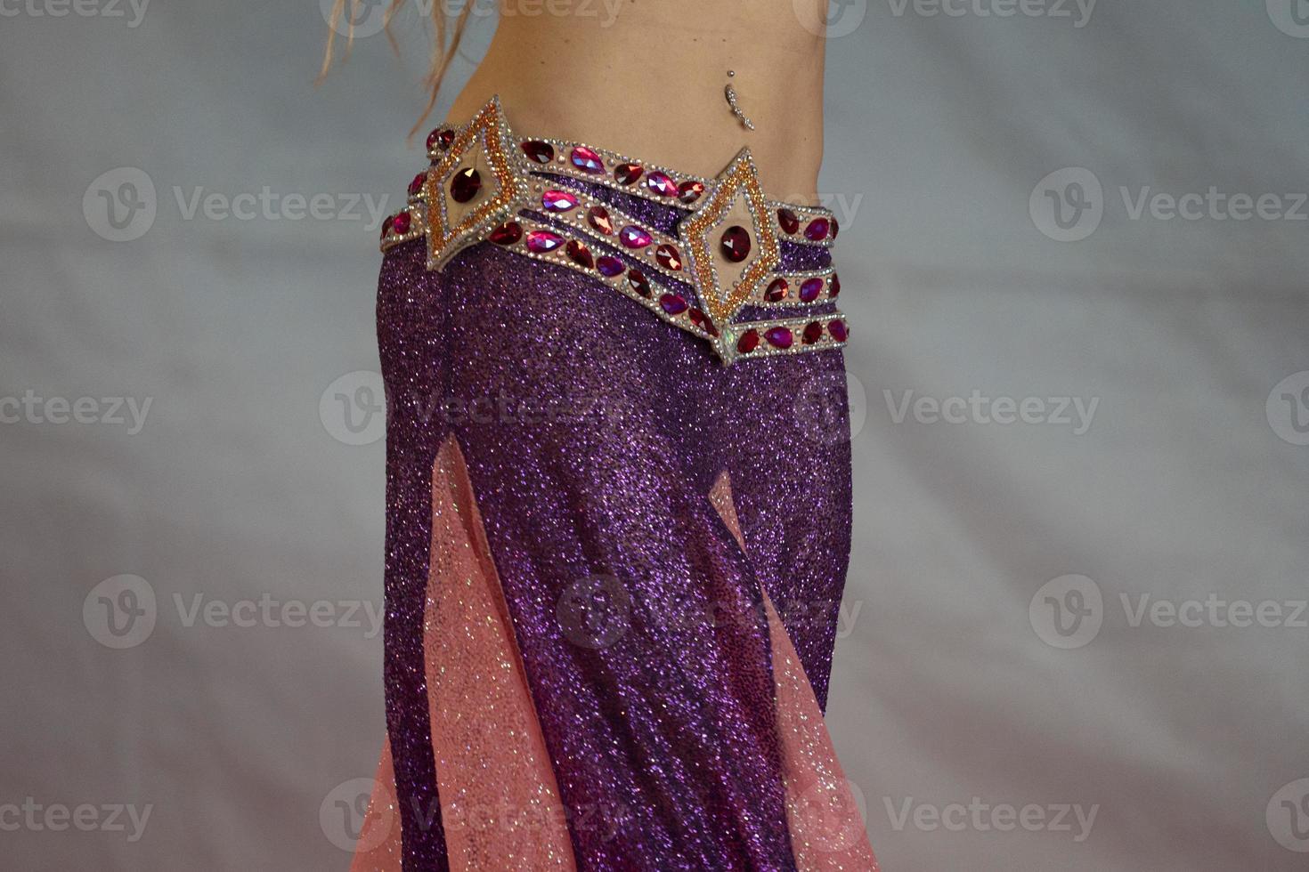 Oriental belly dancer beutiful move photo