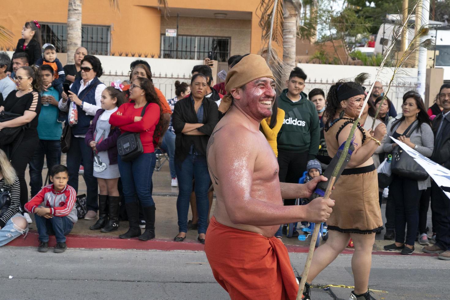 LA PAZ, MEXICO - FEBRUARY 22 2020 - Traditional Baja California Carnival photo