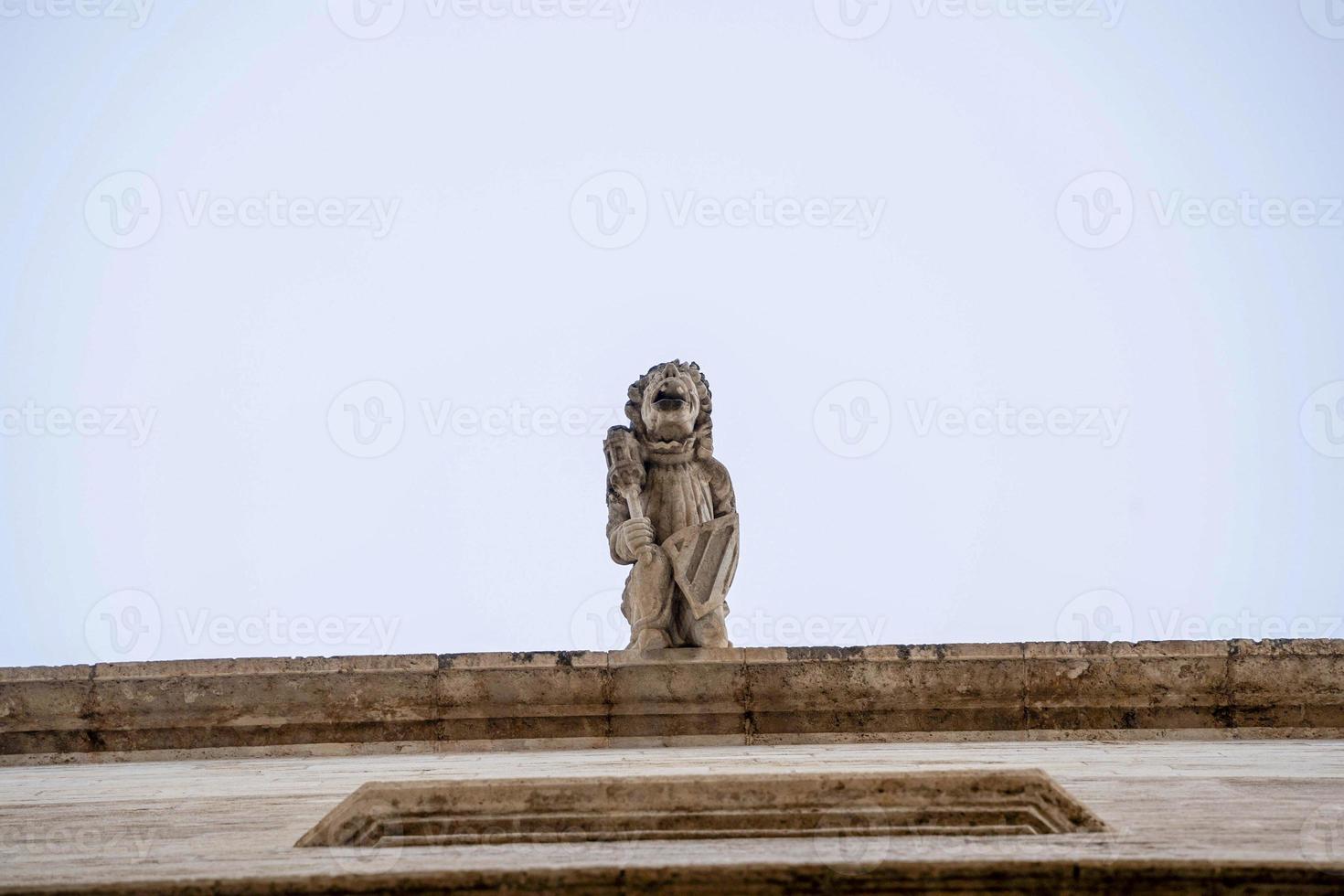 Valencia Silk Exchange Market building Lonja de la Seda gargoyles photo