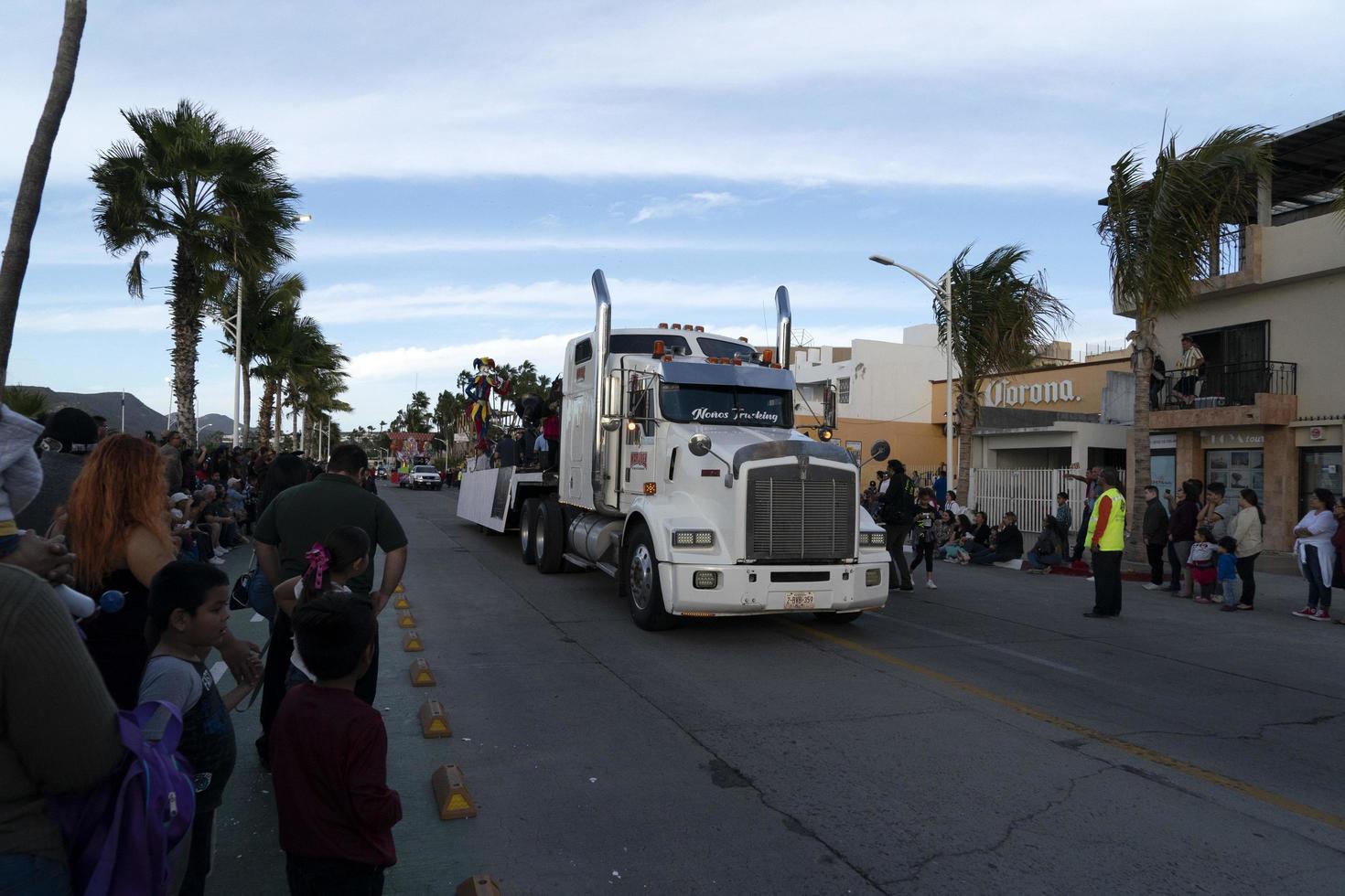 LA PAZ, MEXICO - FEBRUARY 22 2020 - Traditional Baja California Carnival photo