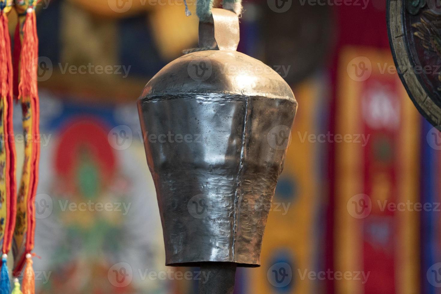 traditional bronze tibetan bell photo