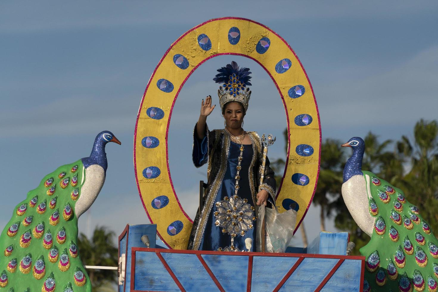 LA PAZ, MEXICO - FEBRUARY 22 2020 - Traditional Baja California Carnival photo