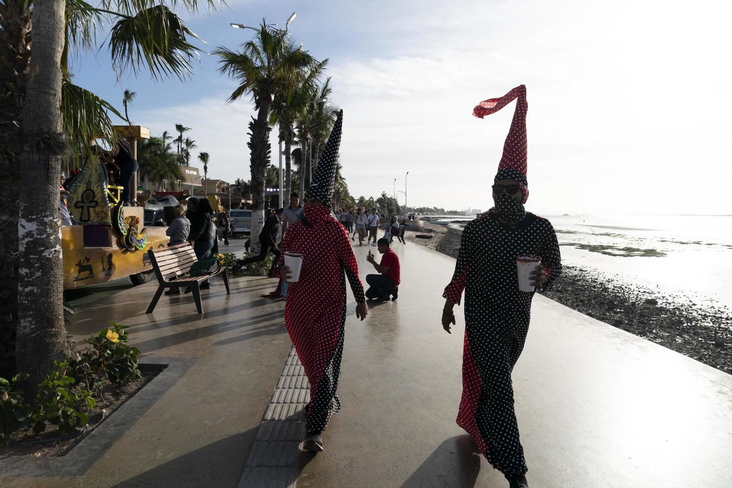 LA PAZ, MEXICO - FEBRUARY 22 2020 - Traditional Baja California Carnival photo