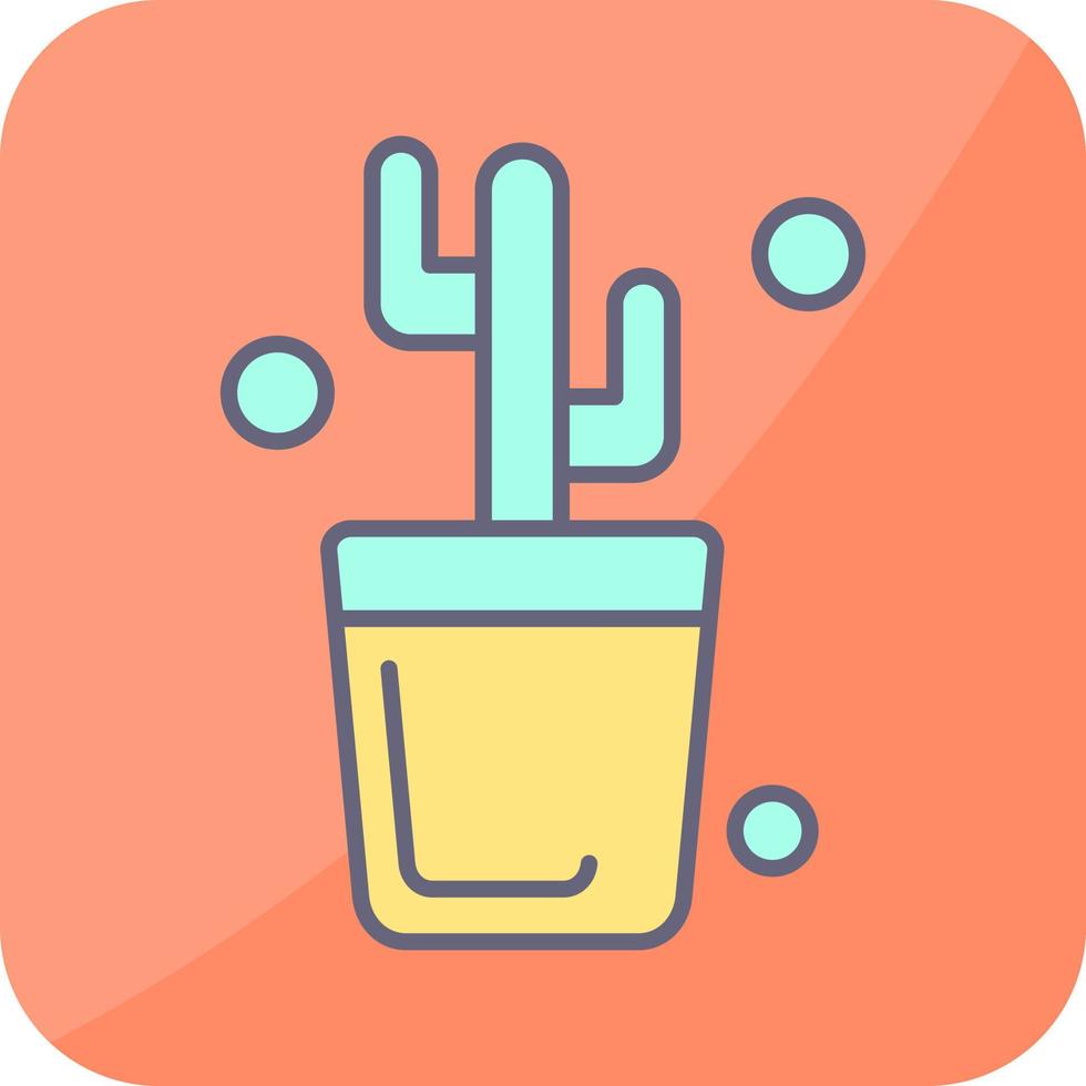 icono de vector de cactus